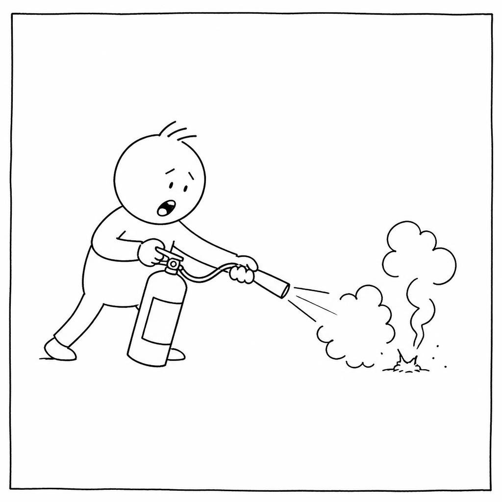 Strip: een deel dat ingrijpt om de pijn te laten stoppen.